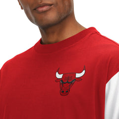 Chicago Bulls Tommy Jeans Richie Color Block Long Sleeve T-Shirt Red