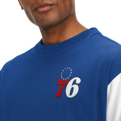 Philadelphia 76ers Tommy Jeans Richie Color Block Long Sleeve T-Shirt Royal