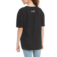 Brooklyn Nets Tommy Jeans Women's Ashley V-Neck T-Shirt Black