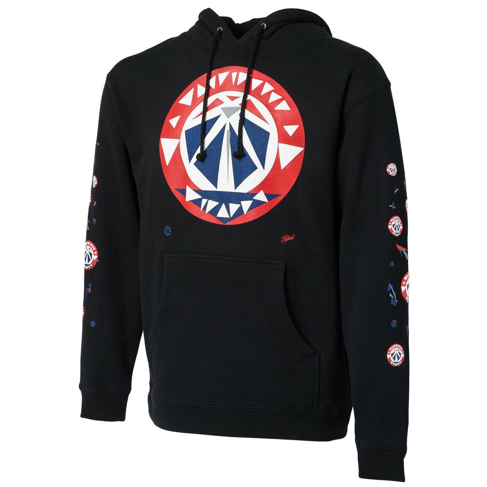 Washington Wizards NBA x Naturel No Caller ID Pullover Hoodie Black