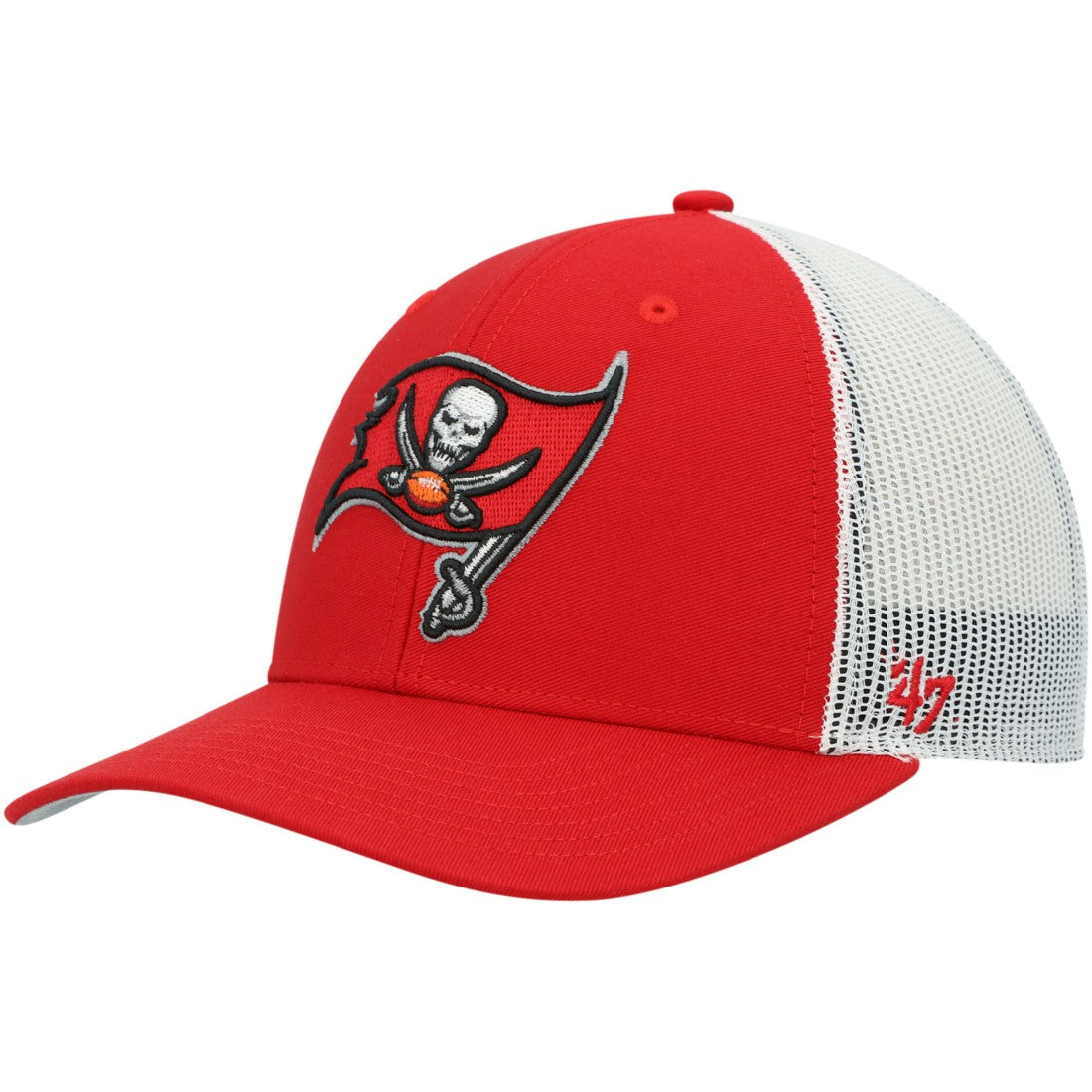 47 brand Tampa Bay Buccaneers '47 Youth Adjustable Trucker Hat Red/White