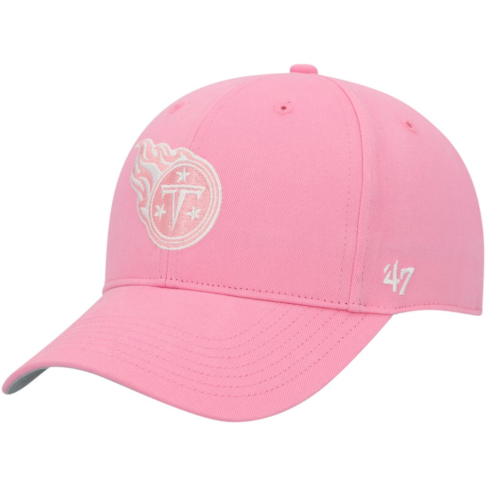 47 brand Tennessee Titans '47 Girls Youth Rose MVP Adjustable Hat Pink