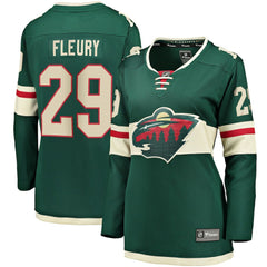 Marc-Andre Fleury Minnesota Wild Fanatics Women's Home Breakaway Player Jersey - Green - NHL 4822514