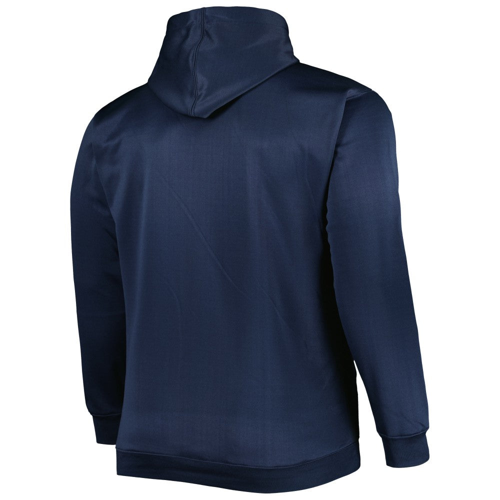 Cleveland Guardians Fade Sublimated Fleece Pullover Hoodie - Navy - MLB Lifestyle