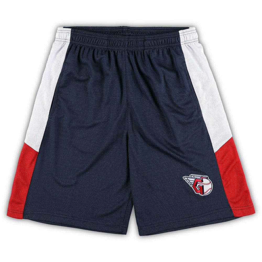 Cleveland Guardians Big & Tall Team Shorts - Navy - MLB on Sale