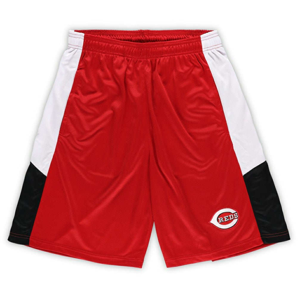 Cincinnati Reds Big & Tall Team Shorts - Red - MLB Discount