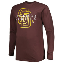 San Diego Padres Big & Tall Long Sleeve T-Shirt - Brown - MLB on Sale