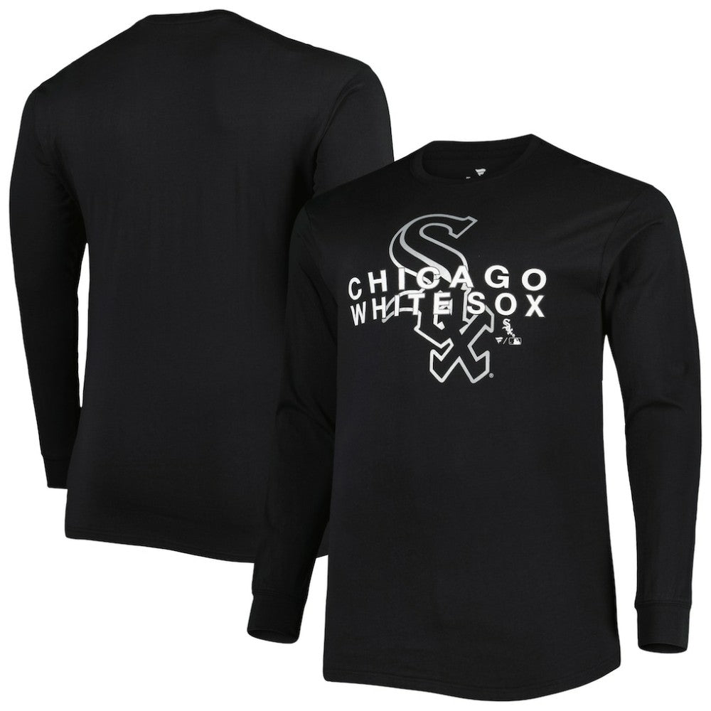 Chicago White Sox Big & Tall Long Sleeve T-Shirt - Black - MLB Online