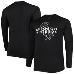 Chicago White Sox Big & Tall Long Sleeve T-Shirt - Black - MLB Online