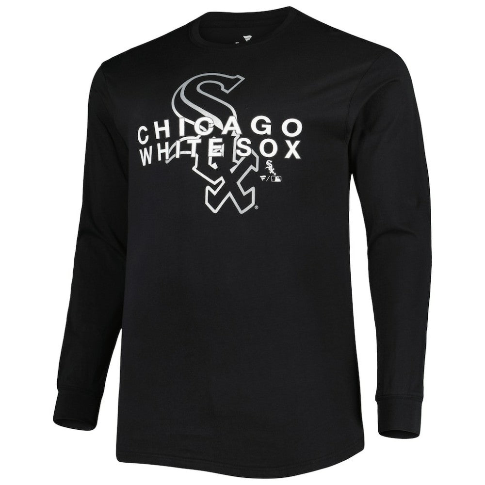 Chicago White Sox Big & Tall Long Sleeve T-Shirt - Black - MLB Online