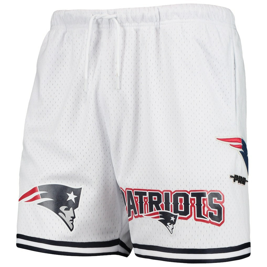New England Patriots Pro Standard Mesh Shorts White