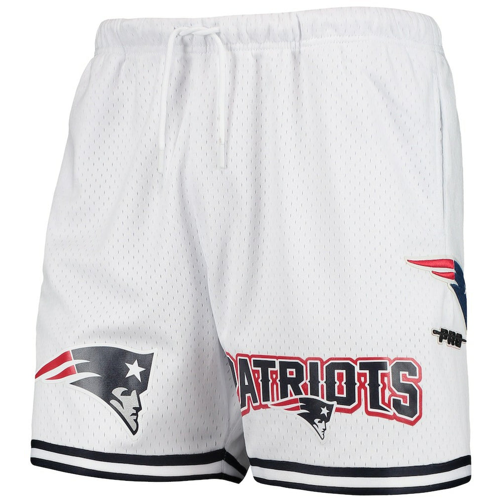 New England Patriots Pro Standard Mesh Shorts White