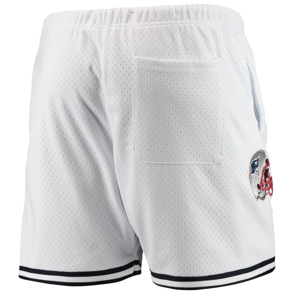 New England Patriots Pro Standard Mesh Shorts White