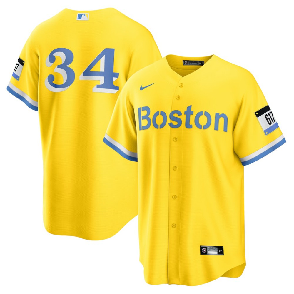 David Ortiz Boston Red Sox Nike Retired Player City Connect Replica Jersey - Gold - Nike Lifestyle