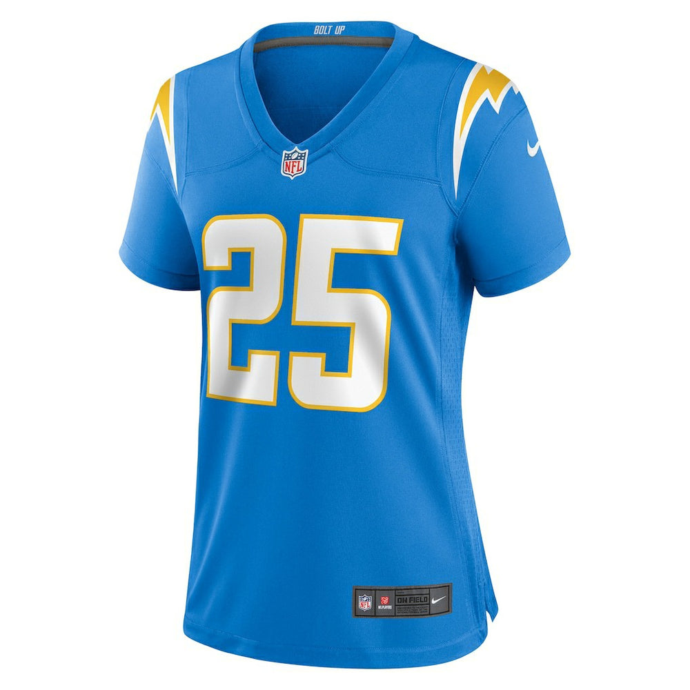 Nike Joshua Kelley Los Angeles Chargers Women's Player Game Jersey Powder Blue