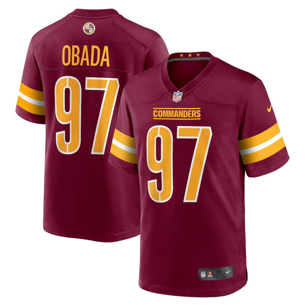 Nike Efe Obada Washington Commanders Game Jersey Burgundy