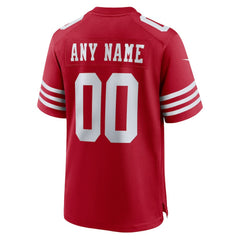 Nike San Francisco 49ers Custom Jersey Scarlet