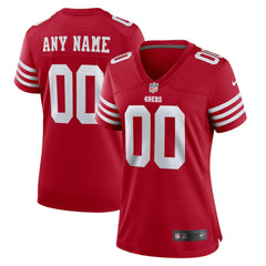 Nike San Francisco 49ers Women's Game Custom Jersey Scarlet