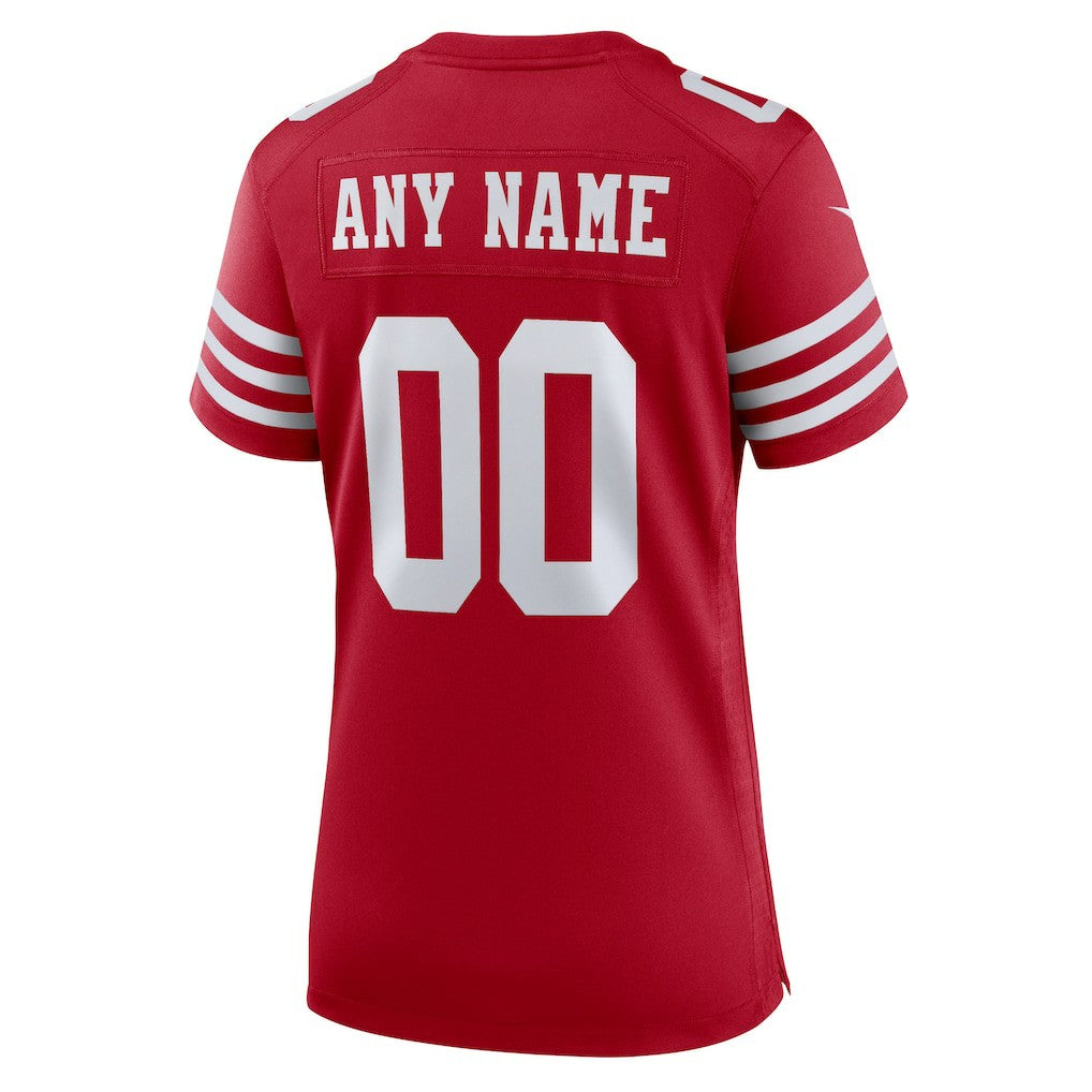 Nike San Francisco 49ers Women's Game Custom Jersey Scarlet