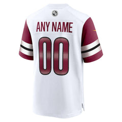 Nike Washington Commanders Game Custom Player Jersey White