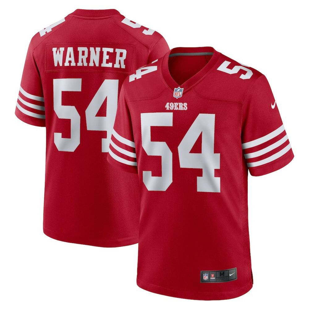 Nike Fred Warner San Francisco 49ers Player Game Jersey Scarlet