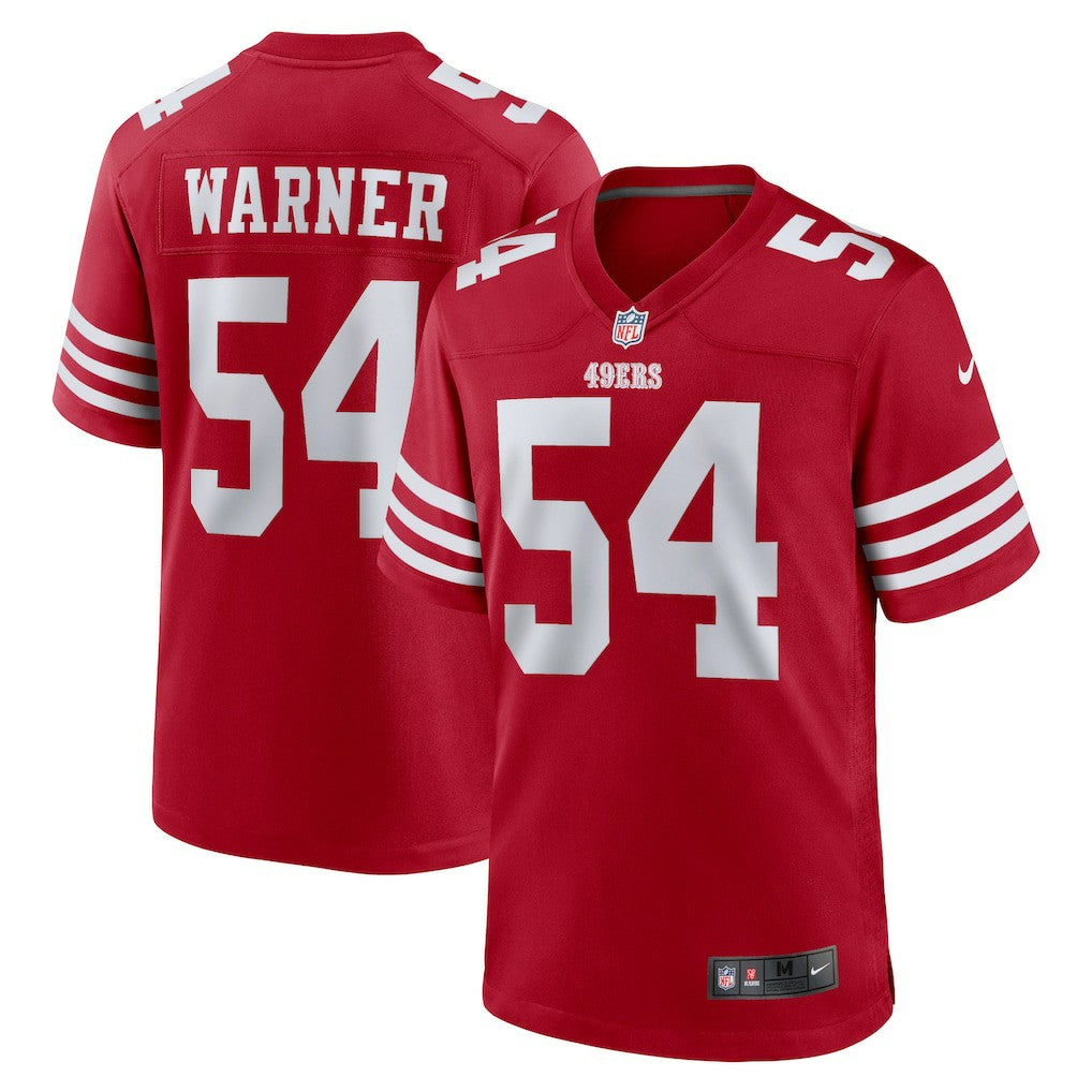 Nike Fred Warner San Francisco 49ers Player Game Jersey Scarlet