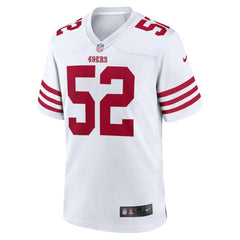 Nike Patrick Willis San Francisco 49ers Retired Player Game Jersey White