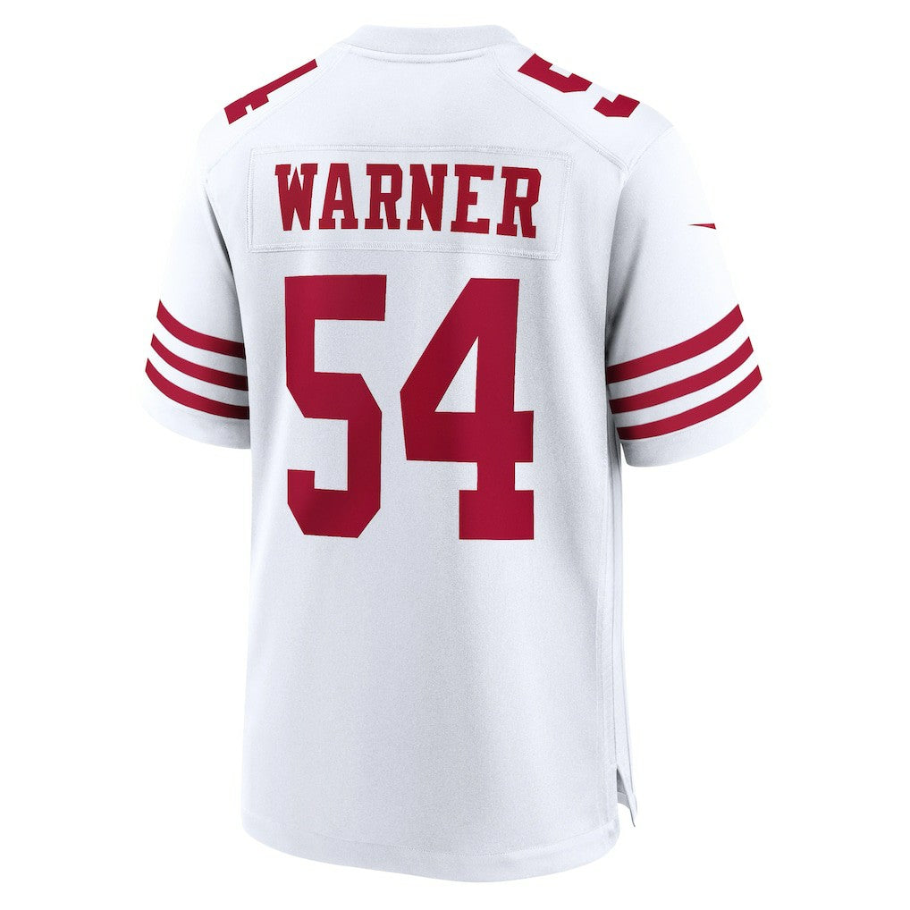 Nike Fred Warner San Francisco 49ers Player Game Jersey White