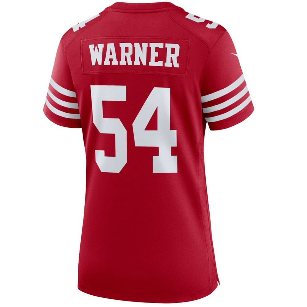 Nike Fred Warner San Francisco 49ers Women's Player Jersey Scarlet