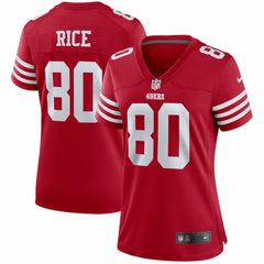 Nike Jerry Rice San Francisco 49ers Women's Retired Player Game Jersey Scarlet