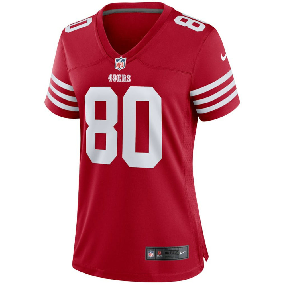 Nike Jerry Rice San Francisco 49ers Women's Retired Player Game Jersey Scarlet