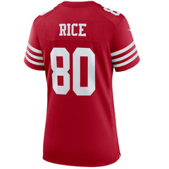 Nike Jerry Rice San Francisco 49ers Women's Retired Player Game Jersey Scarlet