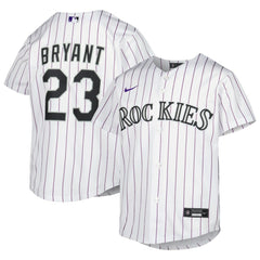 Kris Bryant Colorado Rockies Nike Youth Alternate Replica Player Jersey - White - Nike Sale