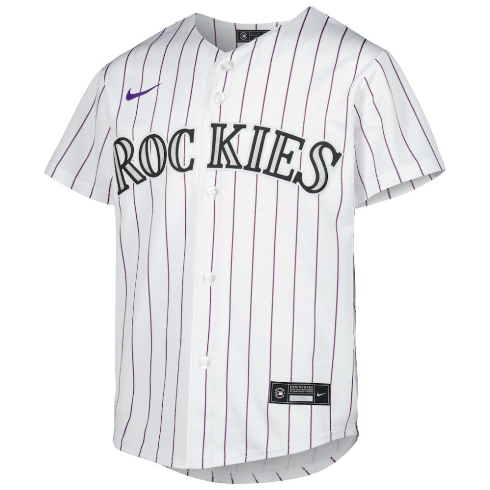 Kris Bryant Colorado Rockies Nike Youth Alternate Replica Player Jersey - White - Nike Sale