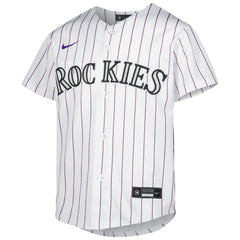 Kris Bryant Colorado Rockies Nike Youth Alternate Replica Player Jersey - White - Nike Sale