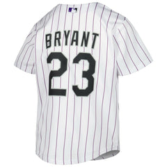 Kris Bryant Colorado Rockies Nike Youth Alternate Replica Player Jersey - White - Nike Sale
