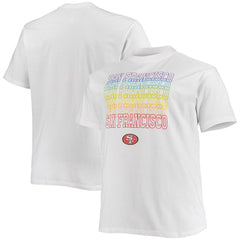 Fanatics San Francisco 49ers Big & Tall City Pride T-Shirt White