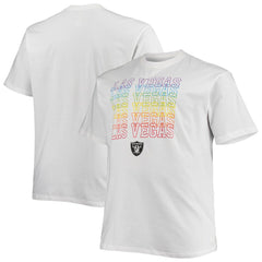 Fanatics Las Vegas Raiders Big & Tall City Pride T-Shirt White