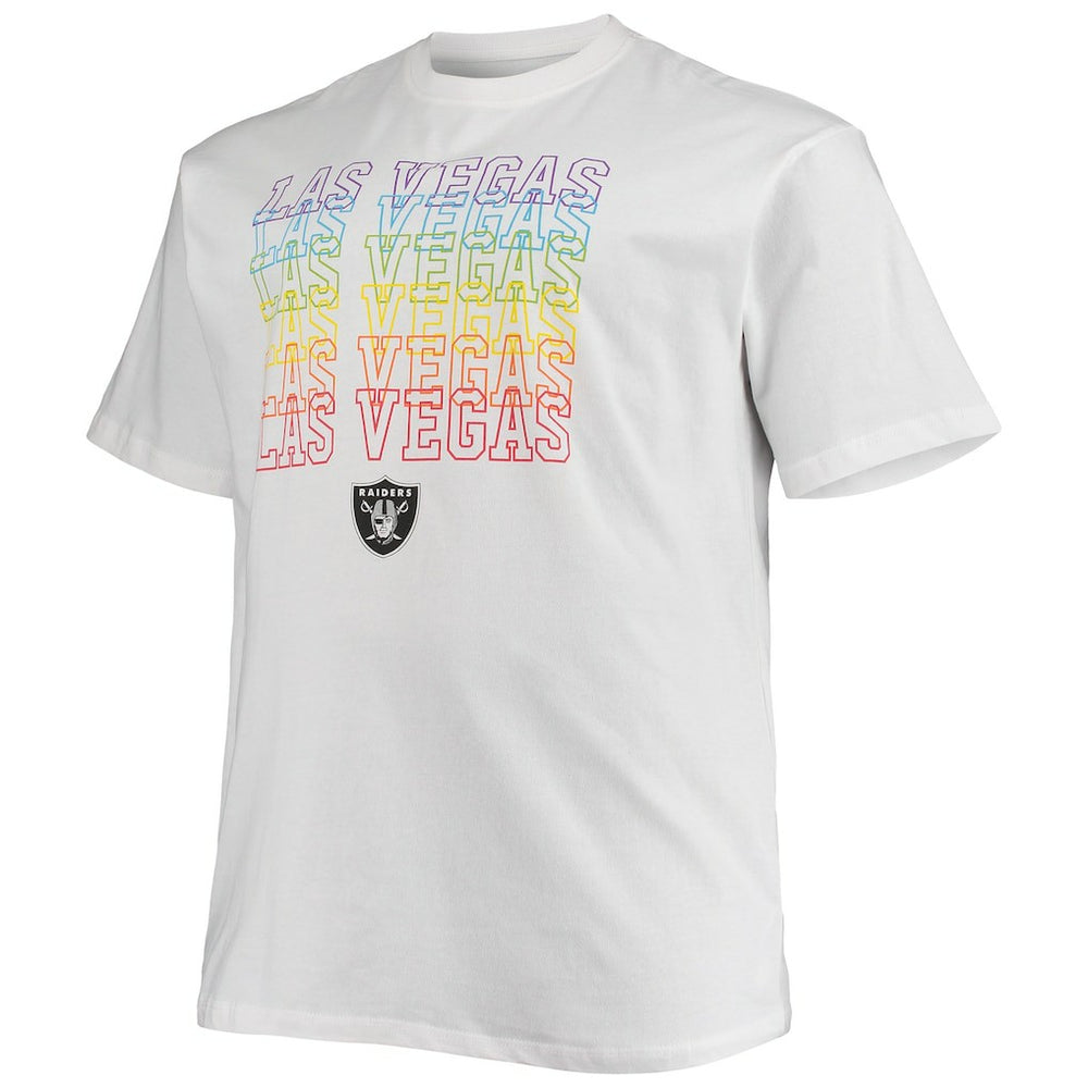 Fanatics Las Vegas Raiders Big & Tall City Pride T-Shirt White