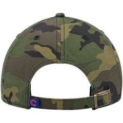 Chicago Cubs '47 Clean Up Adjustable Hat - Camo - 47 brand Lifestyle