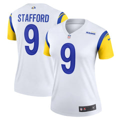 Nike Matthew Stafford Los Angeles Rams Women's Alternate Legend Player Performance Top White