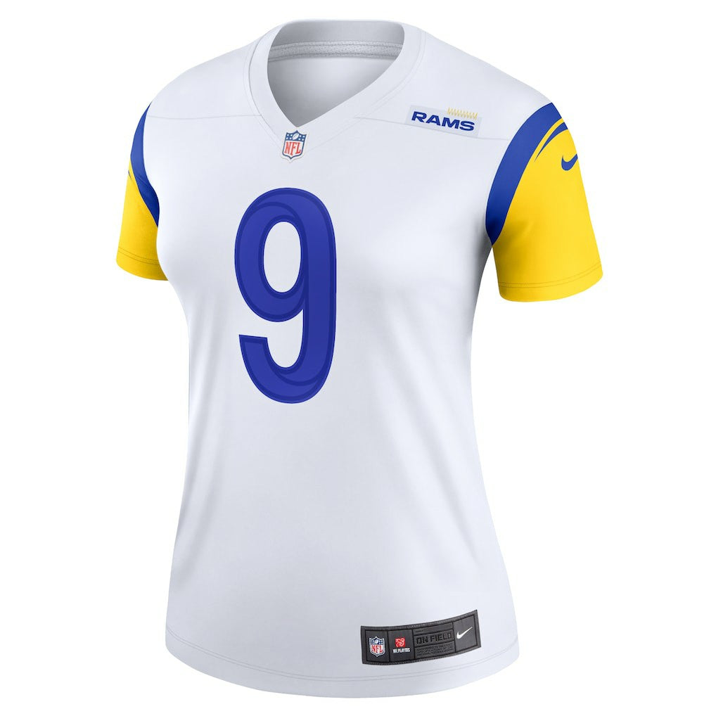 Nike Matthew Stafford Los Angeles Rams Women's Alternate Legend Player Performance Top White