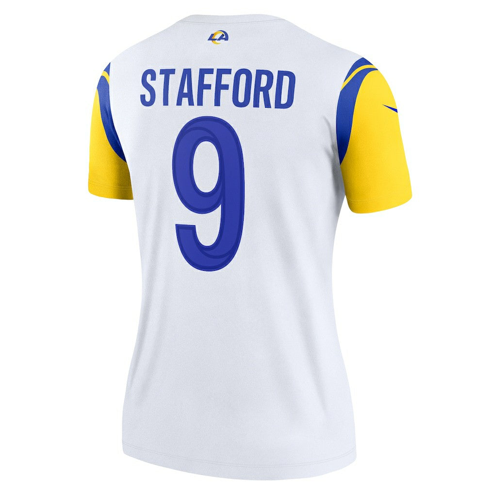 Nike Matthew Stafford Los Angeles Rams Women's Alternate Legend Player Performance Top White