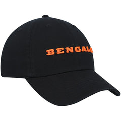 47 brand Cincinnati Bengals '47 Clean Up Script Adjustable Hat Black