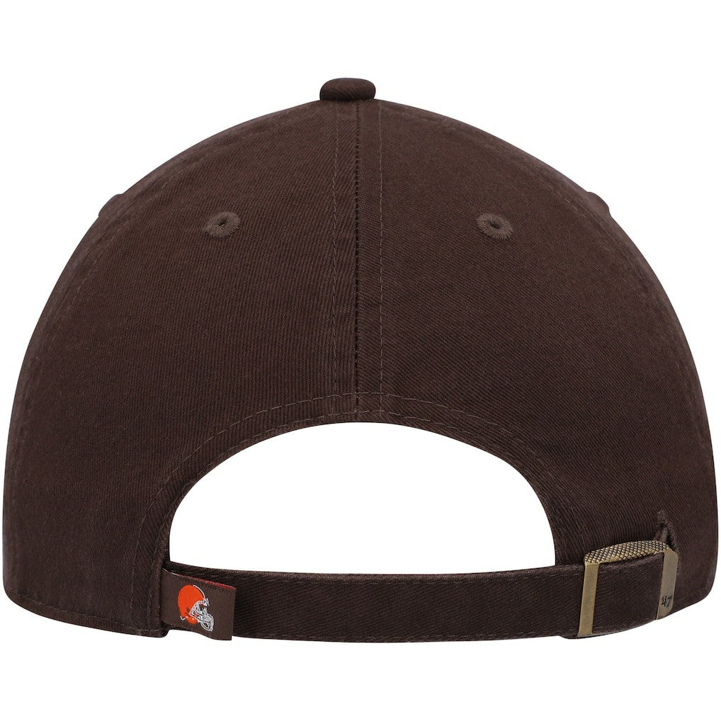 47 brand Cleveland Browns '47 Youth Team Logo Clean Up Adjustable Hat Brown