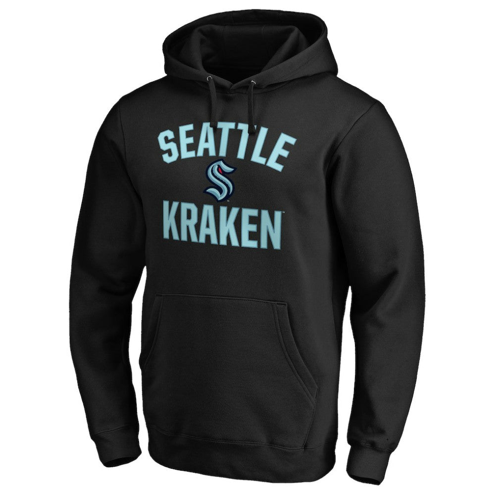 Seattle Kraken Fanatics Big & Tall Victory Arch Pullover Hoodie - Black - NHL 4841585