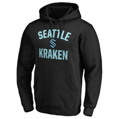 Seattle Kraken Fanatics Big & Tall Victory Arch Pullover Hoodie - Black - NHL 4841585