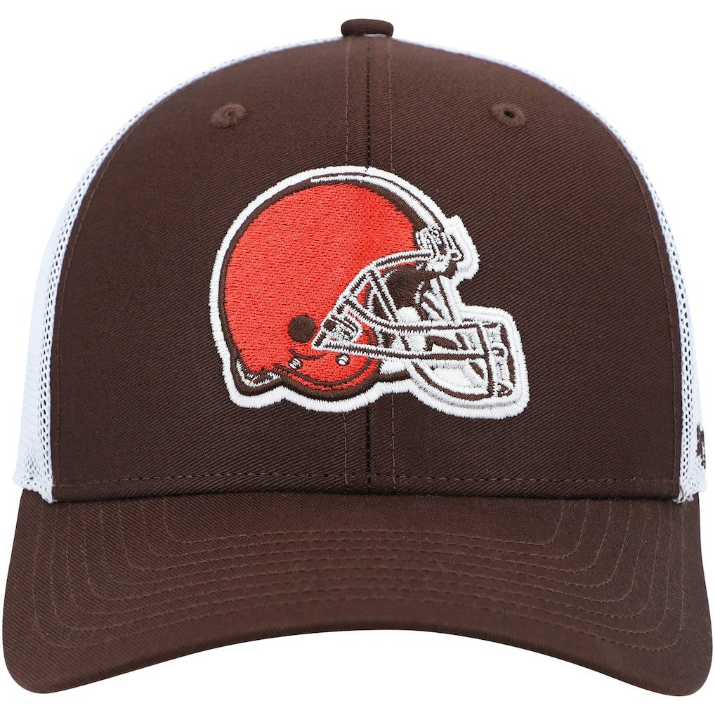 47 brand Cleveland Browns '47 Trophy Trucker Flex Hat Brown/White