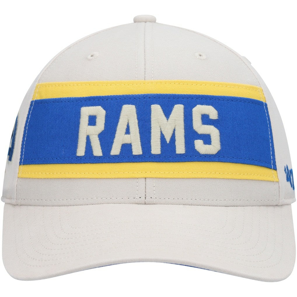 47 brand Los Angeles Rams '47 Crossroad MVP Adjustable Hat Cream
