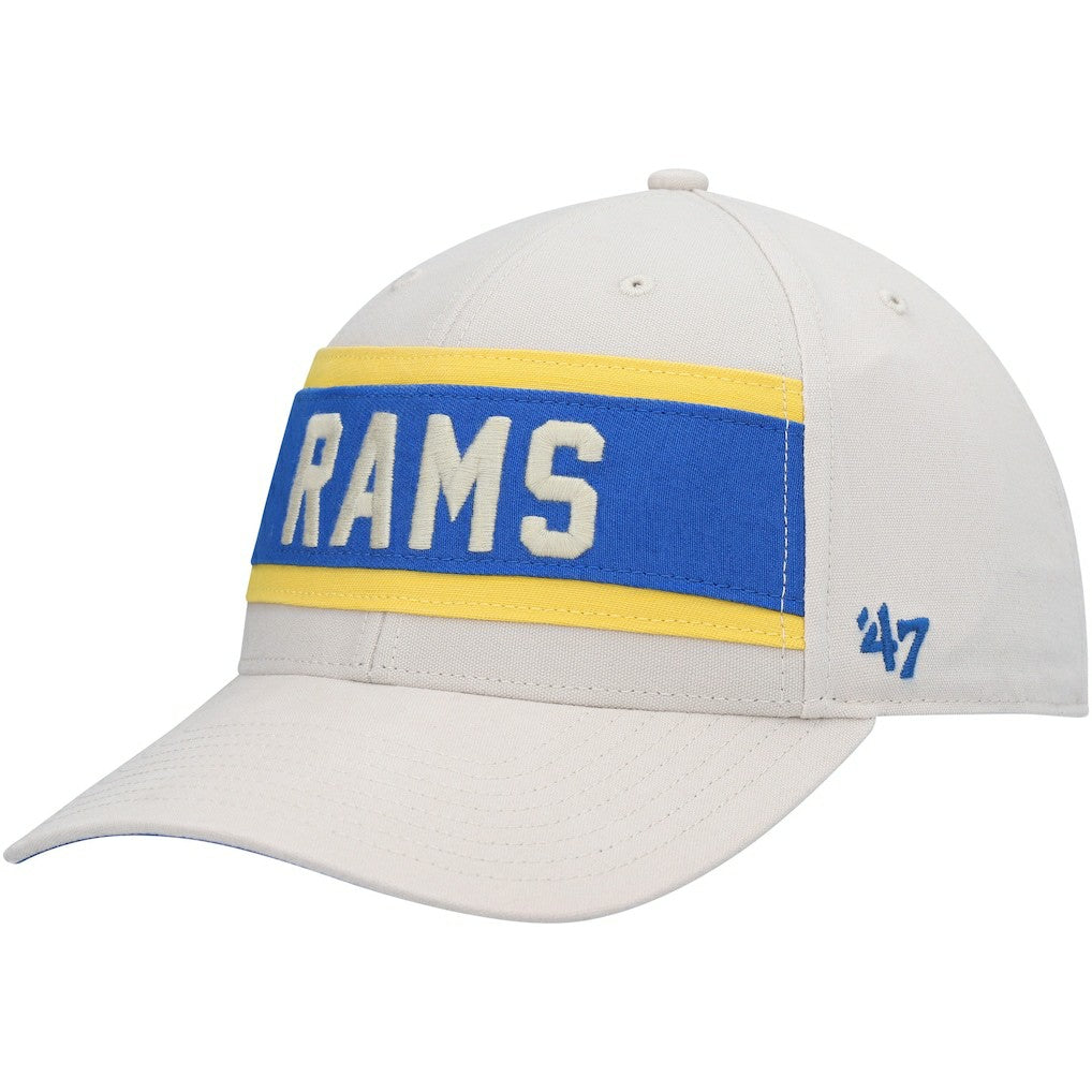 47 brand Los Angeles Rams '47 Crossroad MVP Adjustable Hat Cream
